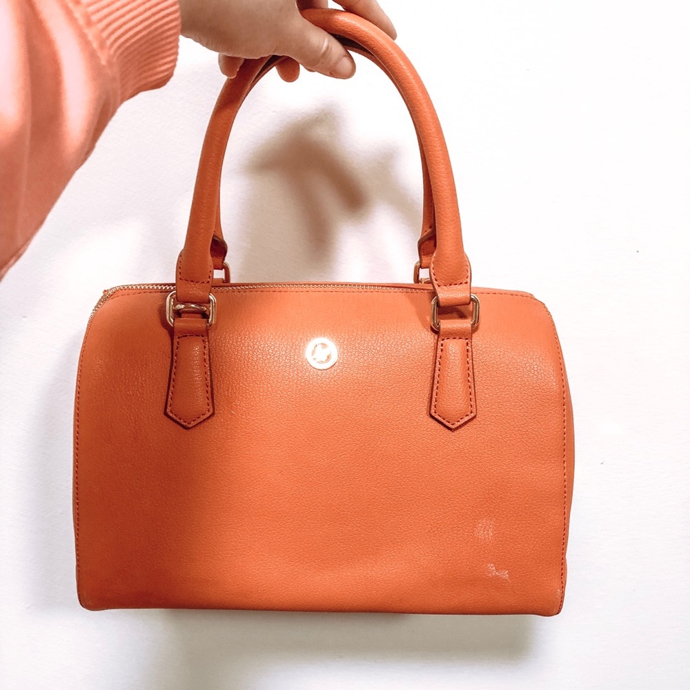 Ora Delphine Stella Satchel, Italian orange